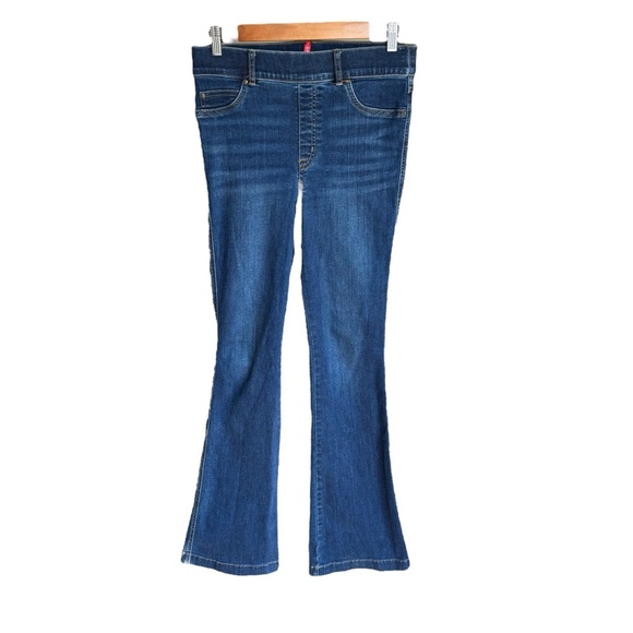 Spanx - Flare Pull-On Stretch Jeans Size M - Picture 2 of 8